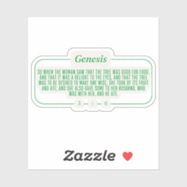 Pegatina Génesis 3:6