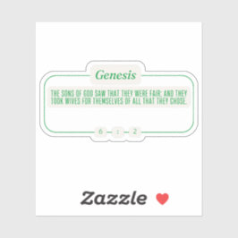 Pegatina Génesis 6:2