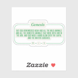 Pegatina Génesis 8:1