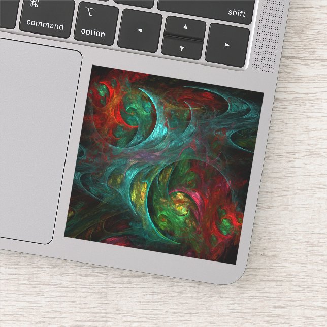 Pegatina Génesis Nova Resumen Arte (Detalle)