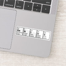 Genius Periodic Table Science Nerny