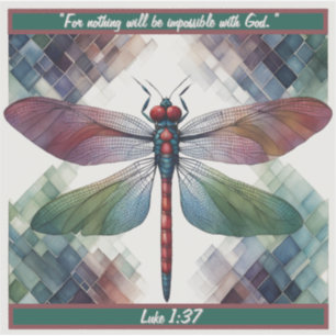 Pegatina Geo Dragonfly Personalizable
