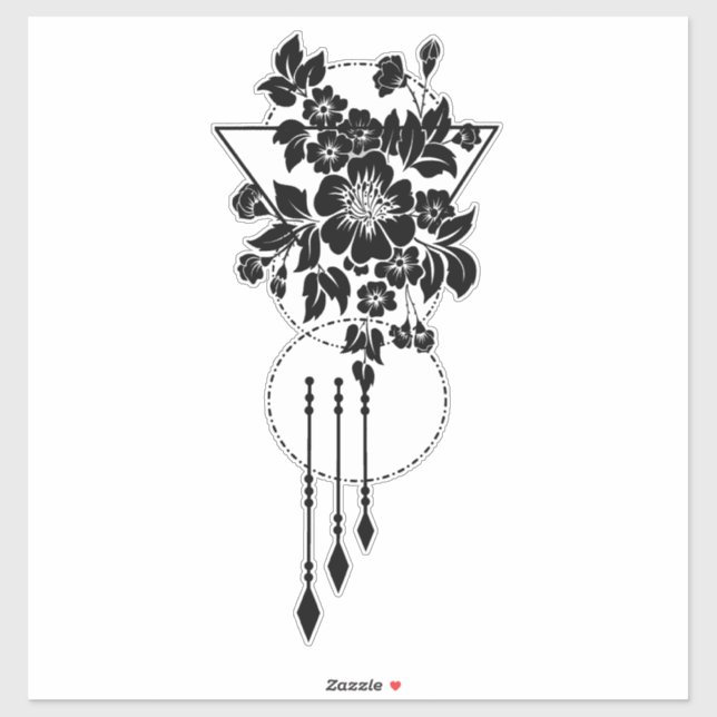 Pegatina Geo Flower (Hoja)