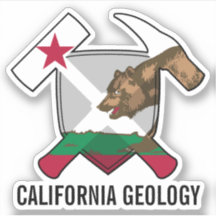 Geología de California Bandera del Estado Vinilo