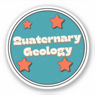 Pegatina Geología del Cuaternario