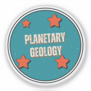 Pegatina Geología planetaria