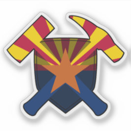 Pegatina Geólogo de Arizona Vinyl