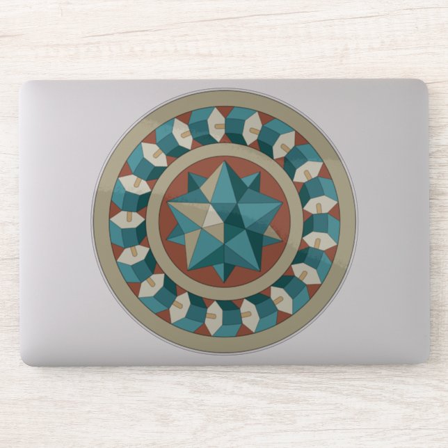 Pegatina Geometría sagrada (Ordenador)