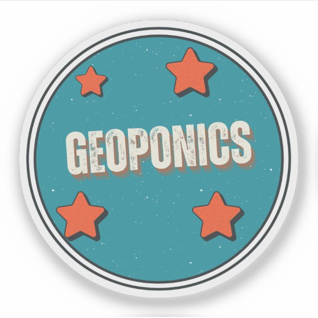 Pegatina Geoponía (Anverso)