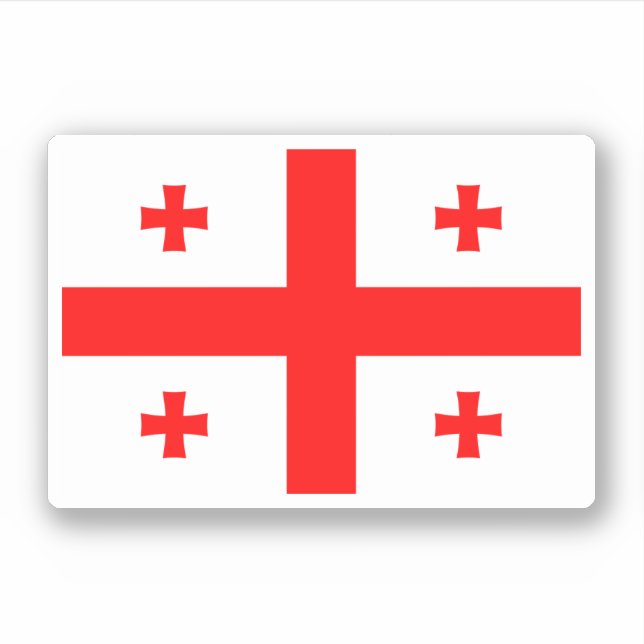 Pegatina Georgia (Anverso)