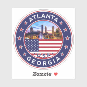 Pegatina Georgia, Atlanta