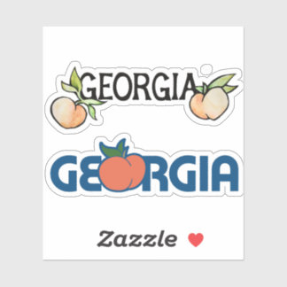 Pegatina Georgia Peach