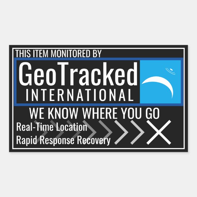 Pegatina GeoTracking (Anverso)