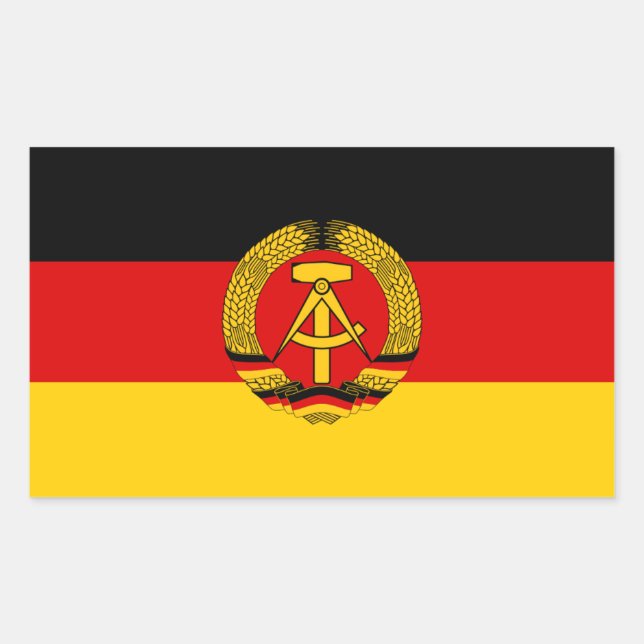 Pegatina germanooriental de la bandera (Anverso)