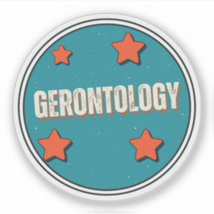 Pegatina Gerontología