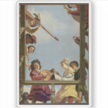 Gerrit van Honthorst - Grupo musical sobre un balc
