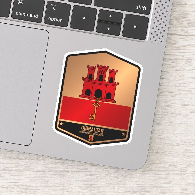 Pegatina Gibraltar (Detalle)