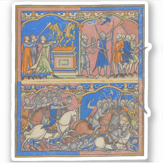 Pegatina Gideon's Valiant Three Hundred The Crusader Bible (Anverso)