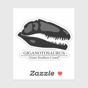Pegatina Giganotosaurus Skull