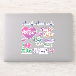 Pegatina Gimnasia acrobática Vinyl Decretos