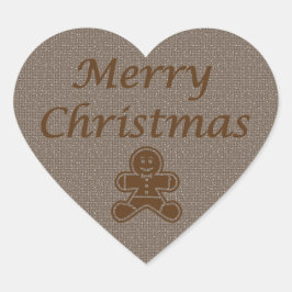 Pegatina Gingersnap de Feliz Navidad