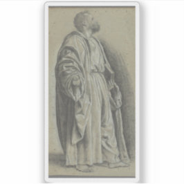 Pegatina Giovanni Girolamo Savoldo - Estudio para San Pedro