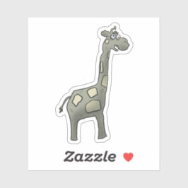 Pegatina Girafa zombie