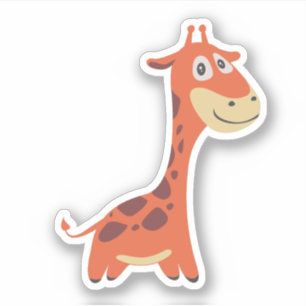 Pegatina Giraffe personalizada