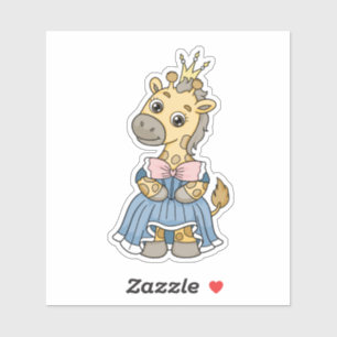 Pegatina Giraffe Princess