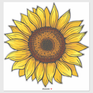 Pegatina Girasol