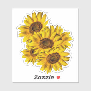 Pegatina Girasoles 