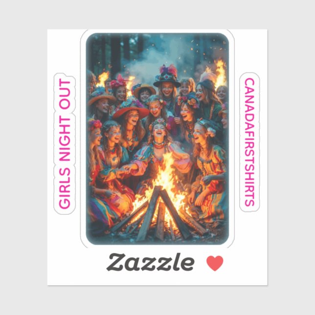 PEGATINA GIRLS NIGHT OUT (Hoja)