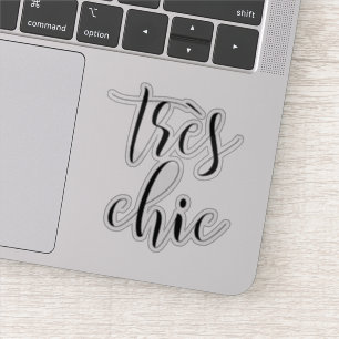 Pegatina Girly Script "Tres Modas" Motivacional
