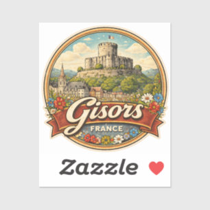 Pegatina Gisors Francia