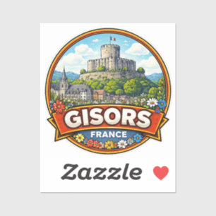 Pegatina Gisors Francia 