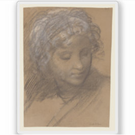 Pegatina Giulio Cesare Procaccini - Jefa de una Figura Feme