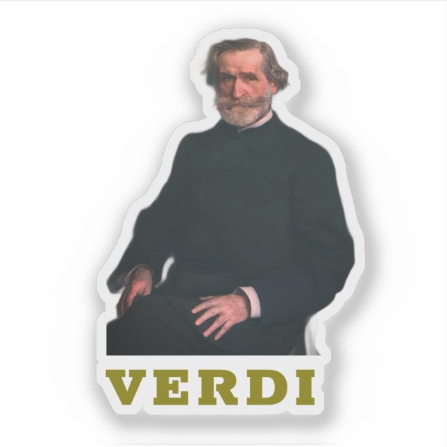 Pegatina Giuseppe Verdi (Anverso)