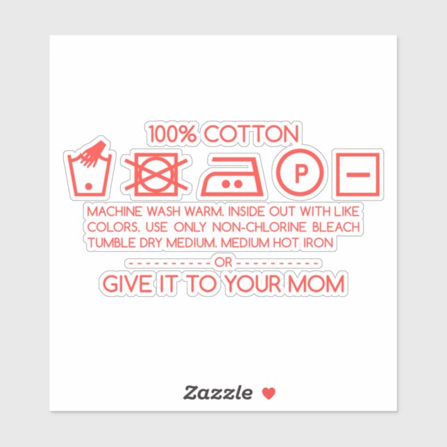 Pegatina Give it to your mom 4 (Hoja)