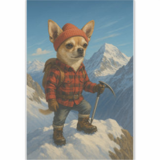 Pegatina Gizmo Conquers Mont Blanc – The Alpine Adventure