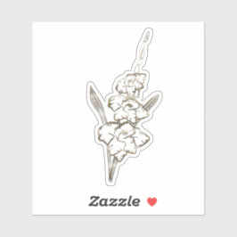 Pegatina Gladiolus Gladiolus Gold Flower