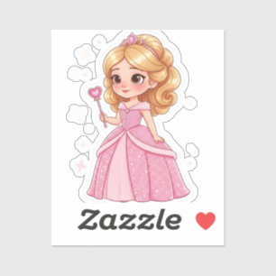 Pegatina Glam Princess personalizado cortar vinilo