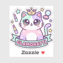 Pegatina Glamoratti Gato