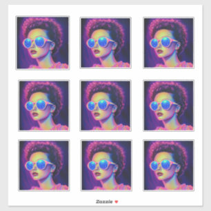 Pegatina Glamour Neon Galaxy