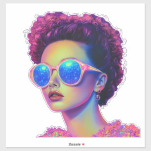 Pegatina Glamour Neon Galaxy