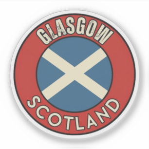 Pegatina Glasgow, Escocia