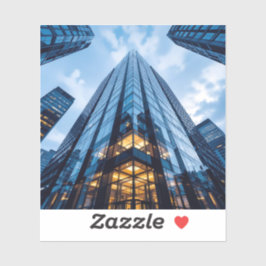 Pegatina Glass Ascension - Square Vinyl