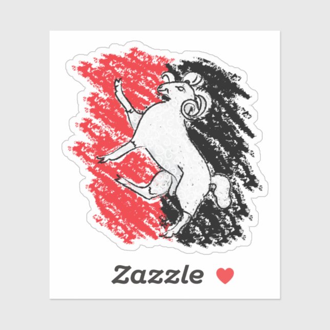 Pegatina Gleann Abhann (Hoja)