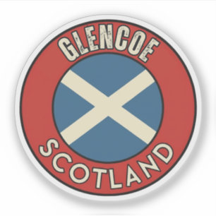 Pegatina Glencoe, Escocia