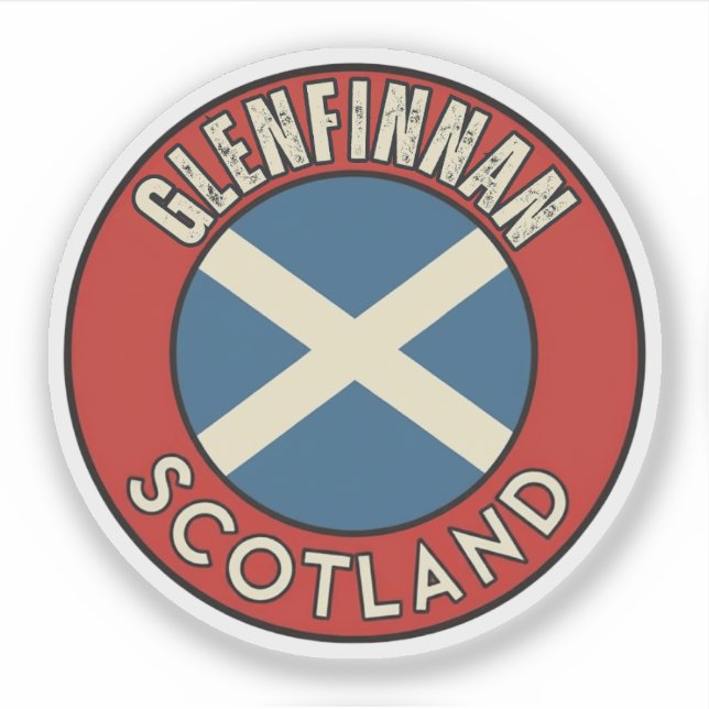 Pegatina Glenfinnan, Escocia (Anverso)