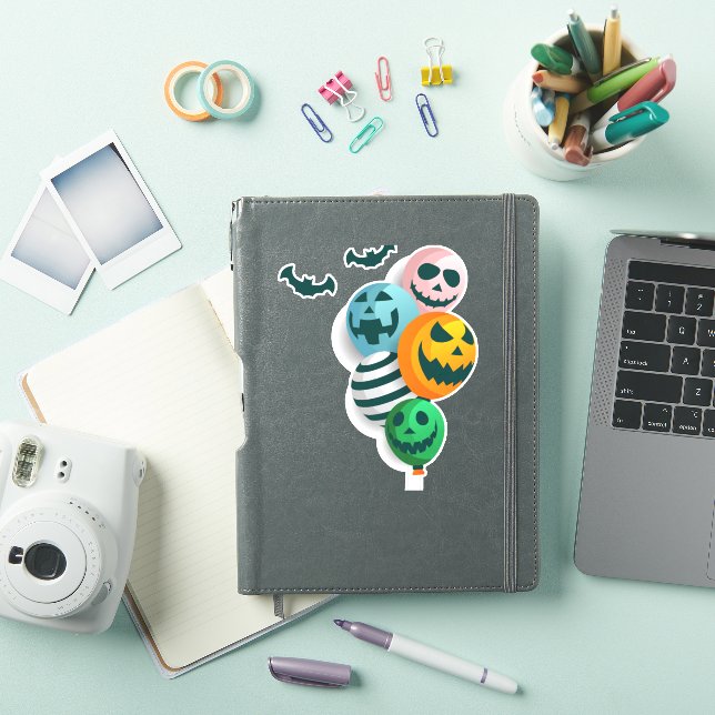 Pegatina Globos de Halloween (Funda para iPad)